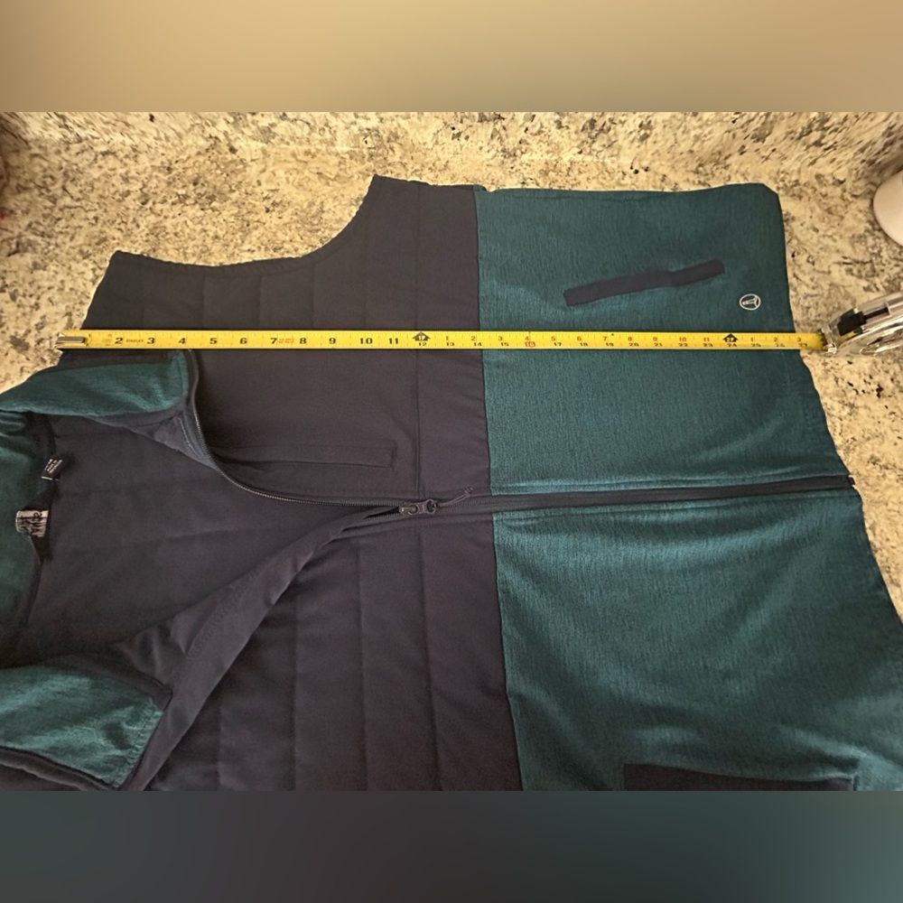 Land’s End Men’s Insulated Full Zip Vest Lightweight Golf Blue Size XL 46-48 - Picture 11 of 11